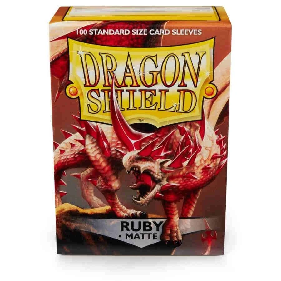 Dragon Shield: Ruby Matte Sleeves (100 Count)