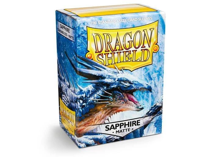 Dragon Shield: Sapphire Matte Card Sleeves