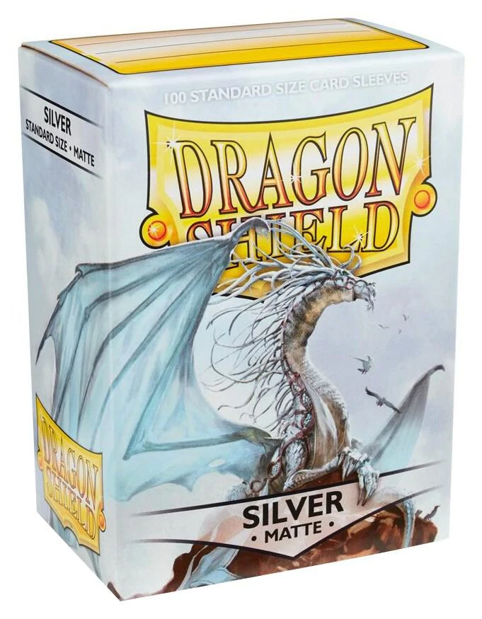Dragon Shield: Silver Matte Sleeves (100 Count)