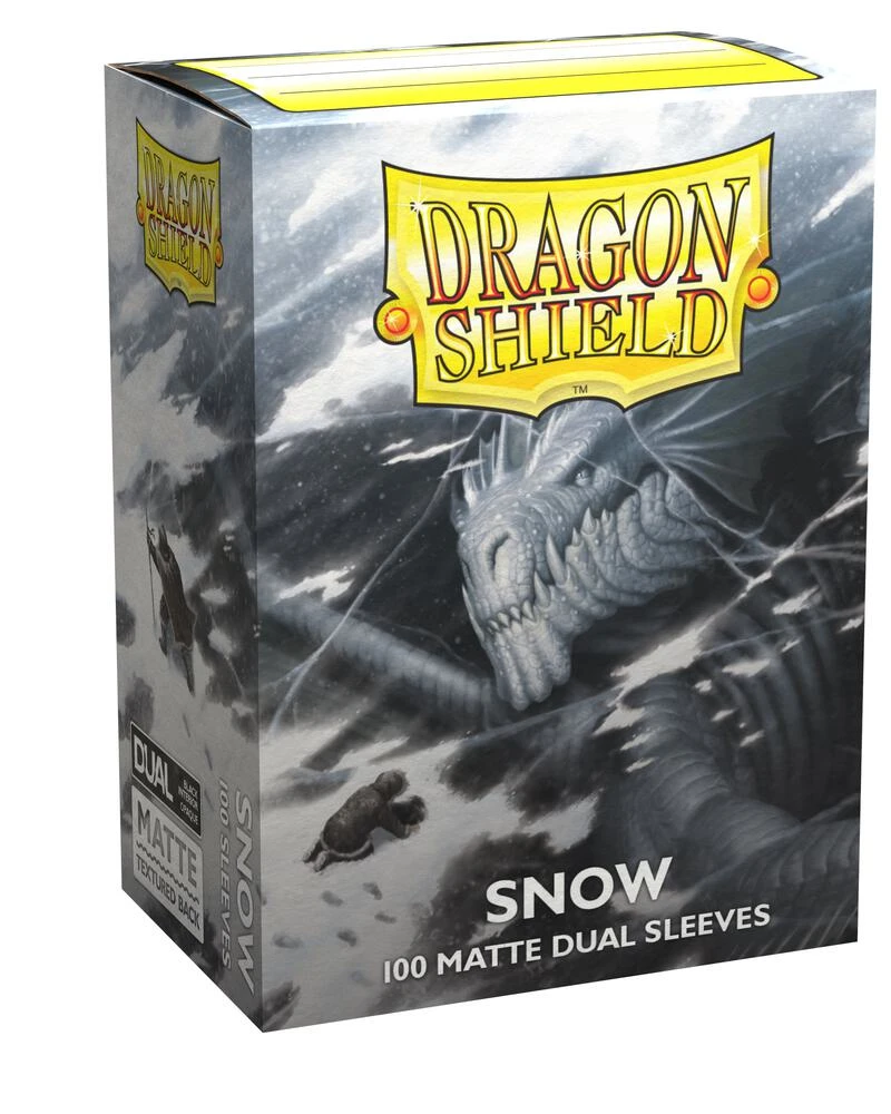 Dragon Shield: Snow Matte Dual Sleeves (100 Count)