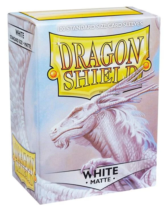 Dragon Shield: White Matte Sleeves (100 Count)