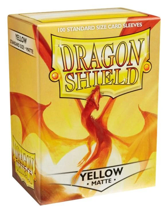 Dragon Shield: Yellow Matte Sleeves (100 Count)