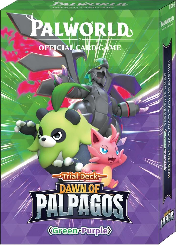 Palworld OCG: Dawn of Palpagos Trial Deck- Green & Purple