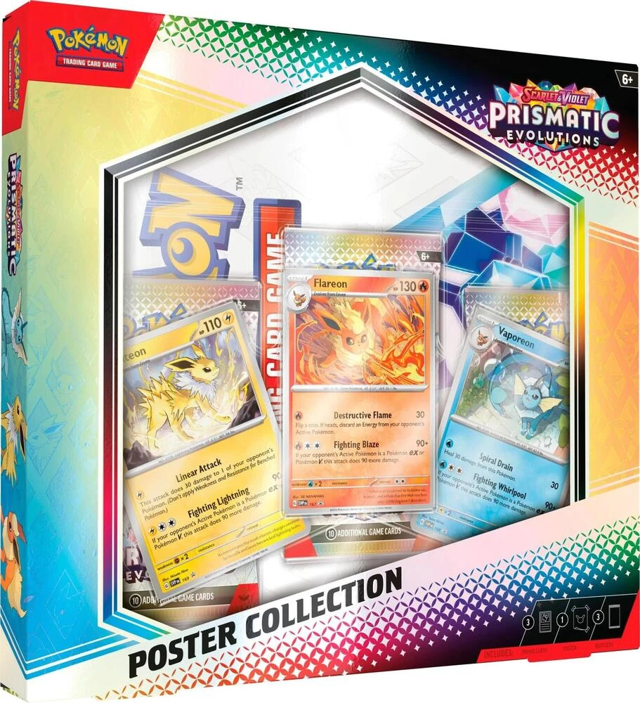 Pokémon TCG: Prismatic Evolutions Poster Collection Box
