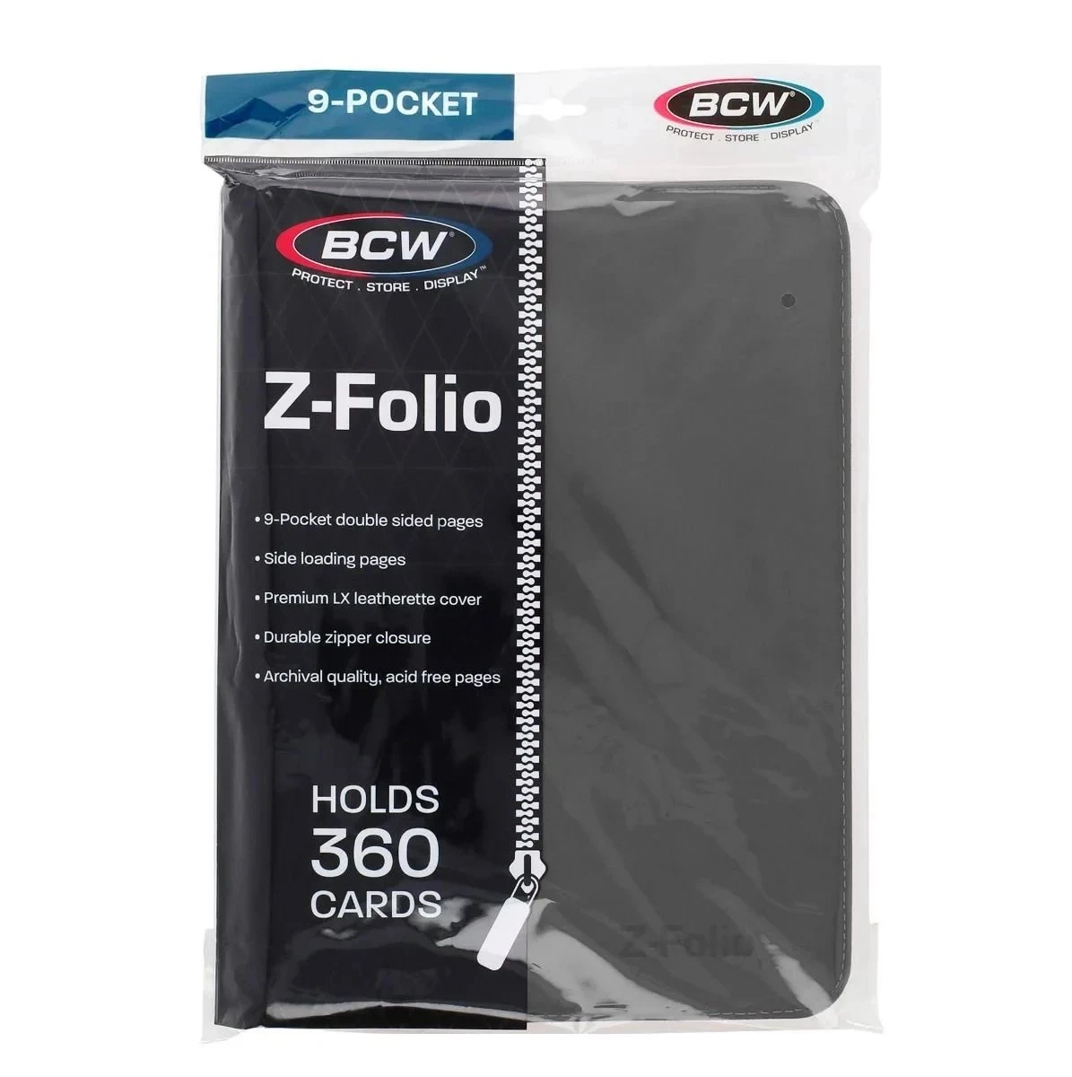 BCW: Grey Z-Folio 9-Pocket Binder (360)