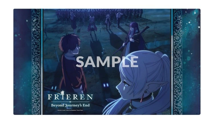 Battle Against Aura Frieren Playmat