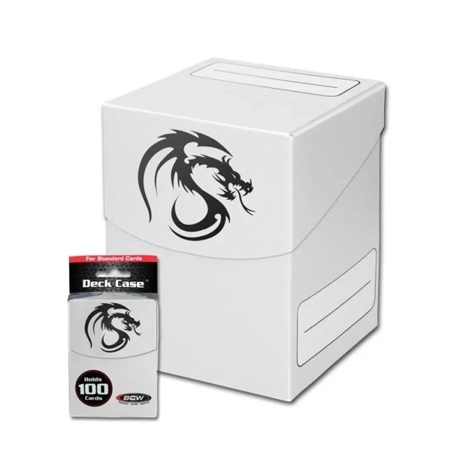 BCW: White Large Deck Case