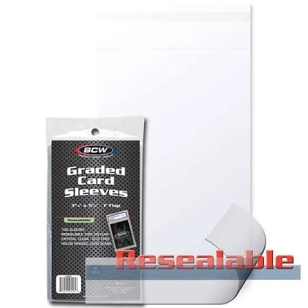 BCW: Resealable Graded Card Sleeves (1-RGCS)