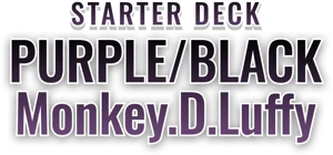 PURPLE/BLACK Monkey.D.Luffy