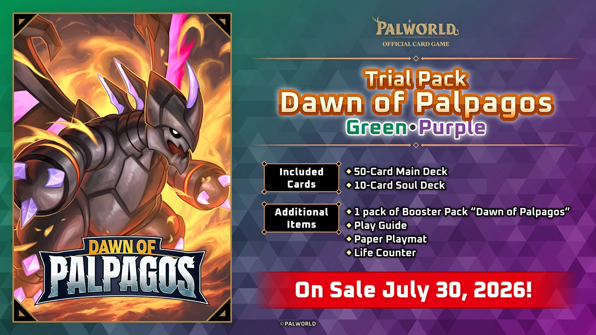 Dawn of Palpagos Green・Purple